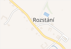 Rozstání v obci Rozstání - mapa části obce
