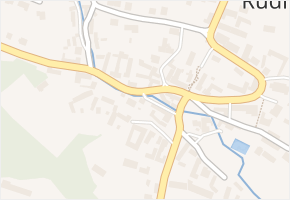 Rudíkov v obci Rudíkov - mapa části obce
