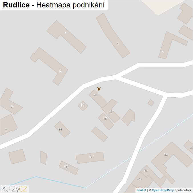 Mapa Rudlice - Firmy v obci.
