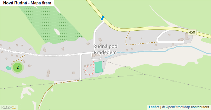 Nová Rudná - mapa firem