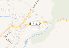 Jivenská v obci Rudolfov - mapa ulice
