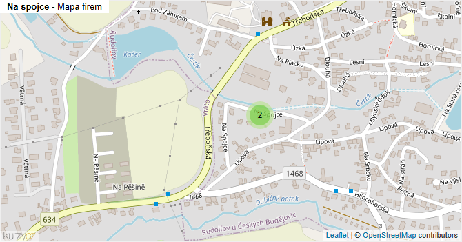 Na spojce - mapa firem