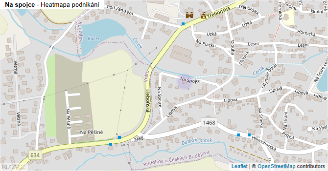 Na spojce - mapa podnikání
