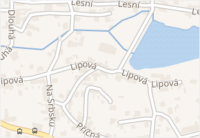 Vyhlídky v obci Rudolfov - mapa ulice