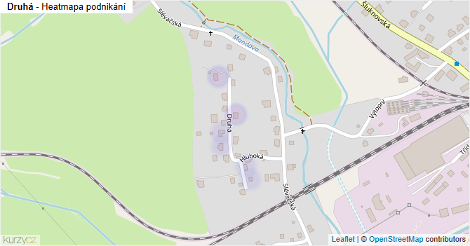 Druhá - mapa podnikání