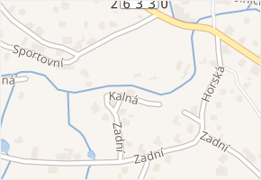 Kalná v obci Rumburk - mapa ulice