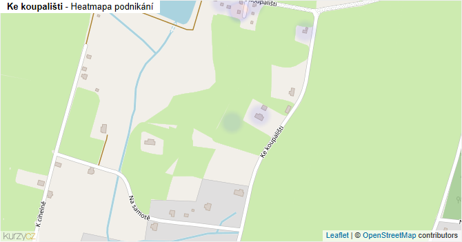 Ke koupališti - mapa podnikání