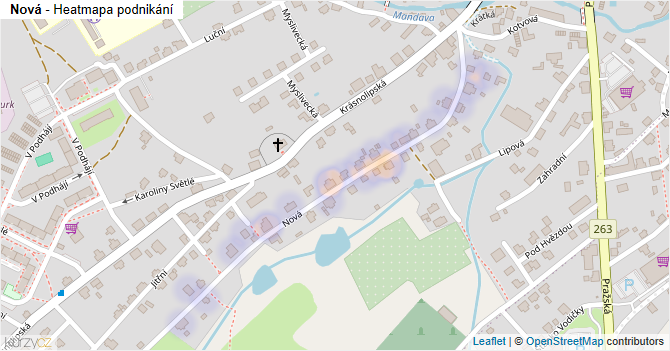 Nová - mapa podnikání