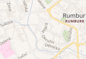 Příkrá v obci Rumburk - mapa ulice