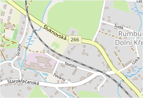 Ranní v obci Rumburk - mapa ulice