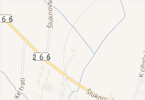 Šluknovská v obci Rumburk - mapa ulice