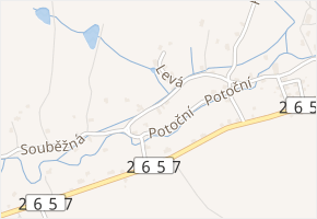 Souběžná v obci Rumburk - mapa ulice