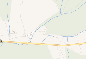 Grůň v obci Rusava - mapa ulice