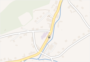 Lámanec v obci Rusava - mapa ulice