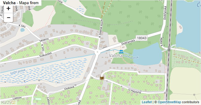 Valcha - mapa firem