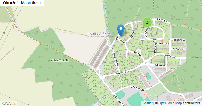 Okružní - mapa firem