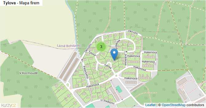 Tylova - mapa firem