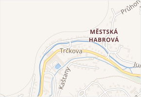Trčkova v obci Rychnov nad Kněžnou - mapa ulice