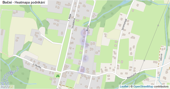 Boční - mapa podnikání