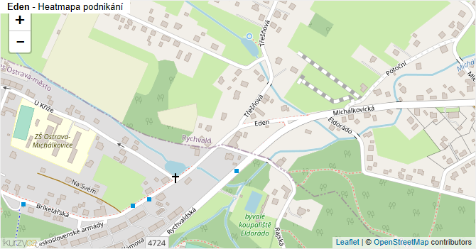 Eden - mapa podnikání