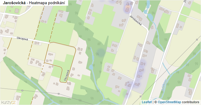 Jarošovická - mapa podnikání