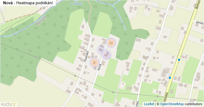 Nová - mapa podnikání