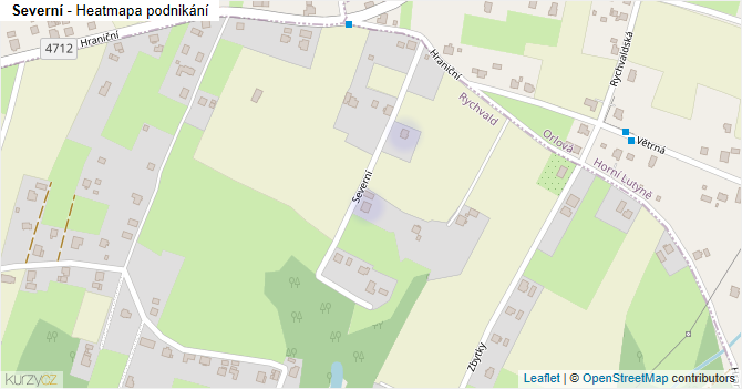 Severní - mapa podnikání