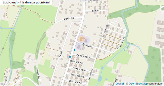 Spojovací - mapa podnikání
