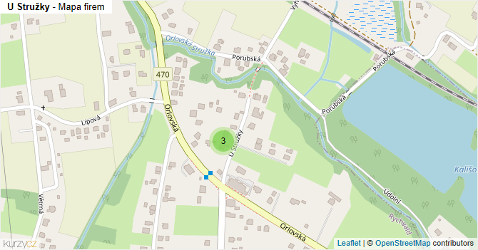 U Stružky - mapa firem