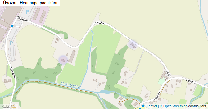 Úvozní - mapa podnikání