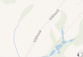 Višnová v obci Rychvald - mapa ulice