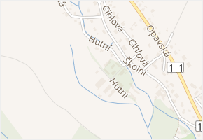 Hutní v obci Rýmařov - mapa ulice