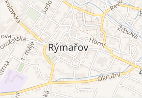 Karla Schinzela v obci Rýmařov - mapa ulice