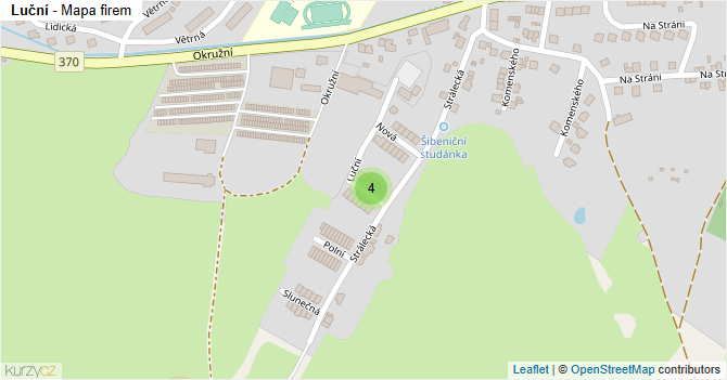 Luční - mapa firem