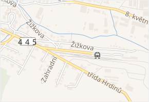 Nádražní v obci Rýmařov - mapa ulice