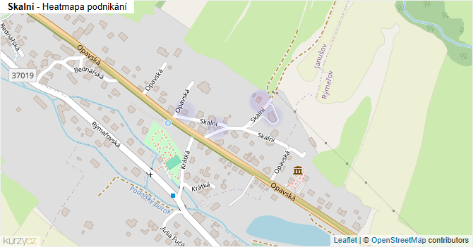 Skalní - mapa podnikání
