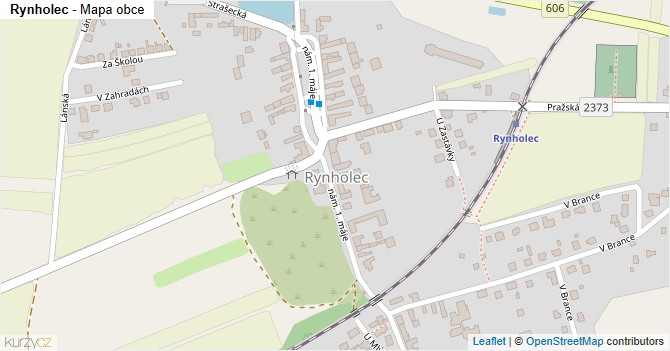 Rynholec - mapa obce