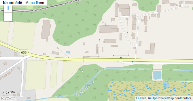 Na armádě - mapa firem