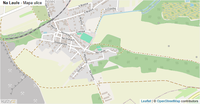 Na Lauře - mapa ulice