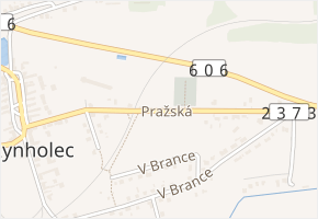 Pražská v obci Rynholec - mapa ulice