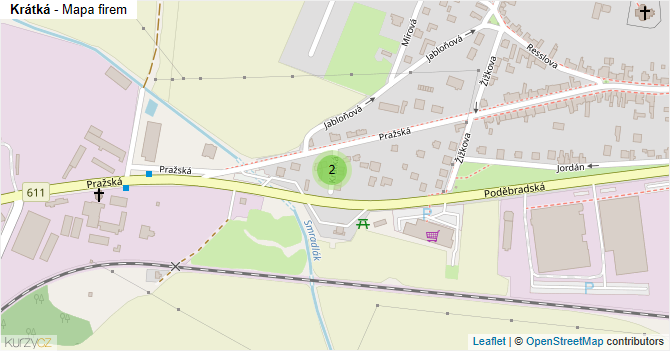 Krátká - mapa firem