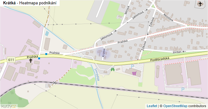 Krátká - mapa podnikání