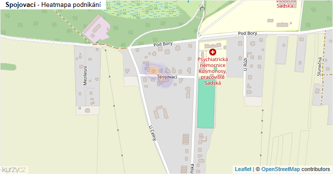 Spojovací - mapa podnikání