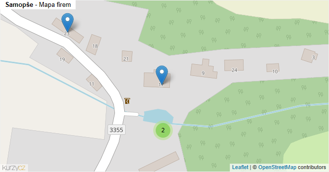 Samopše - mapa firem