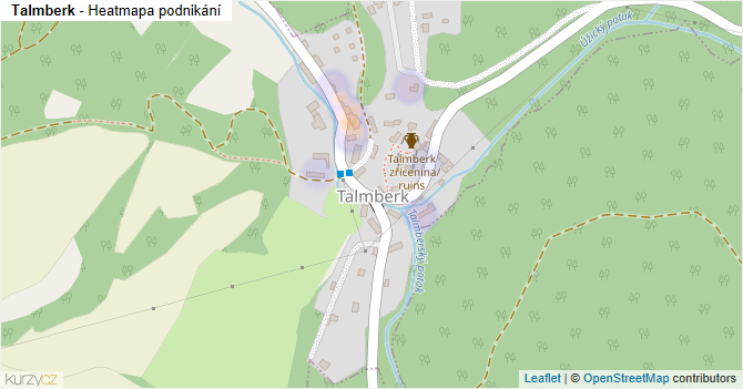 Talmberk - mapa podnikání