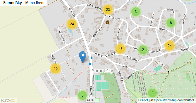 Samotišky - mapa firem