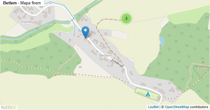 Betlem - mapa firem