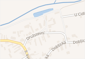 Družstevní v obci Sány - mapa ulice