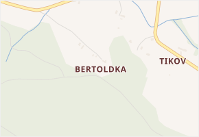 Bertoldka v obci Šárovcova Lhota - mapa části obce