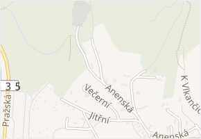 Zúžená v obci Sázava - mapa ulice